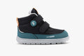 Be Lenka Kids - Zippu Black & Green - Winter barefoot shoes