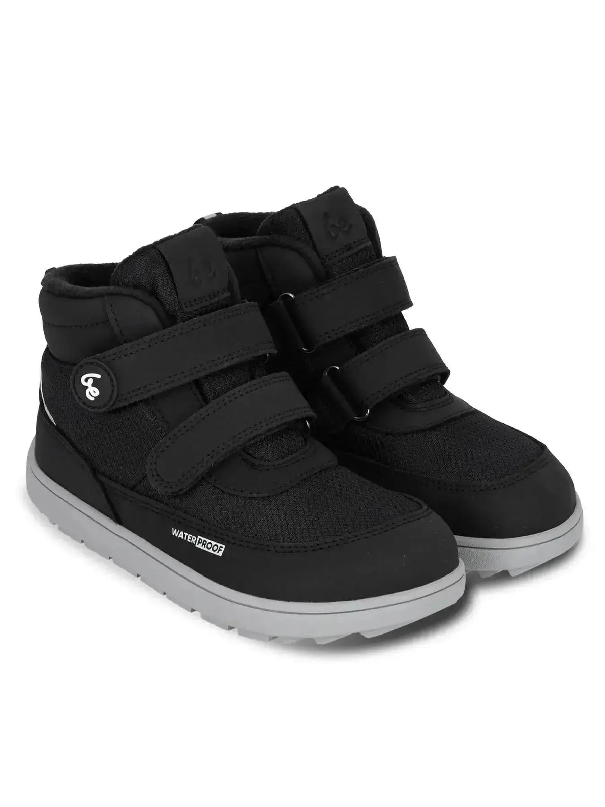 Be Lenka Kids - Zippu Noir & Gris - Chaussures barefoot d'hiver