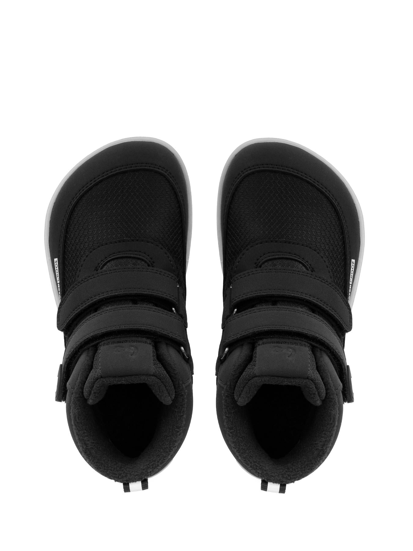 Be Lenka Kids - Zippu Black & Grey - Zapatos barefoot de invierno