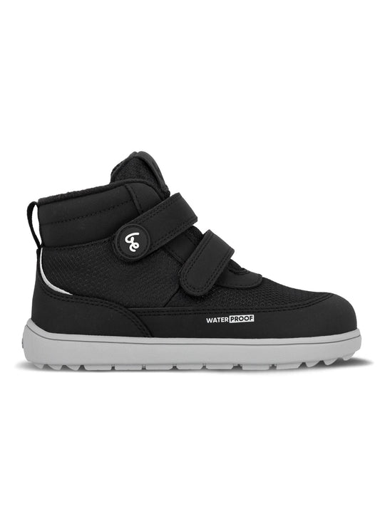 Be Lenka Kids - Zippu Black & Grey - Zapatos barefoot de invierno