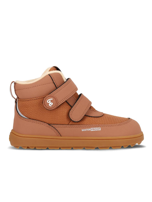 Be Lenka Kids - Zippu Junior All Brown - Zapatos barefoot de invierno - Cacles Barefoot