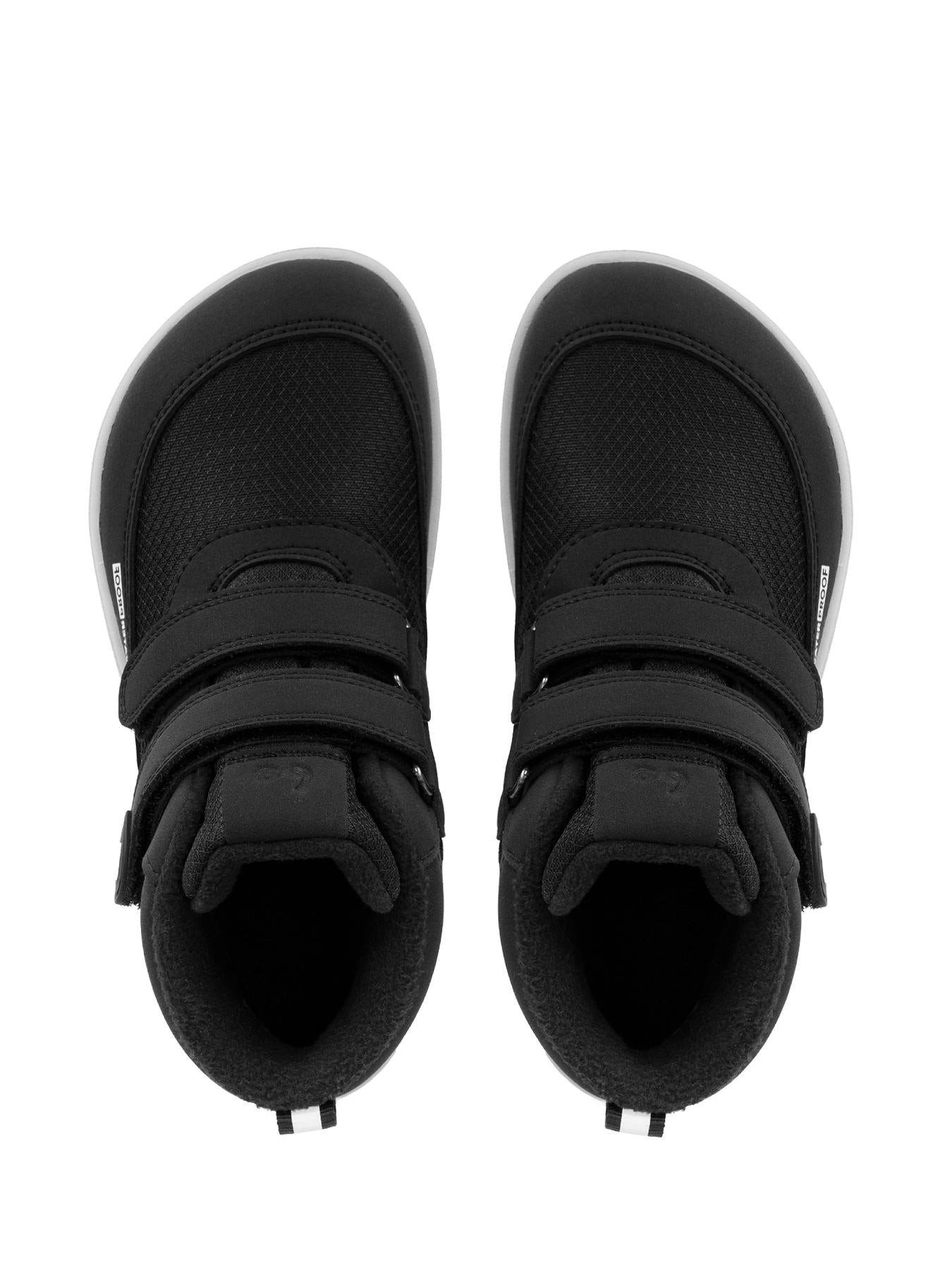 Be Lenka Kids - Zippu Junior Black & Grey - Zapatos barefoot de invierno