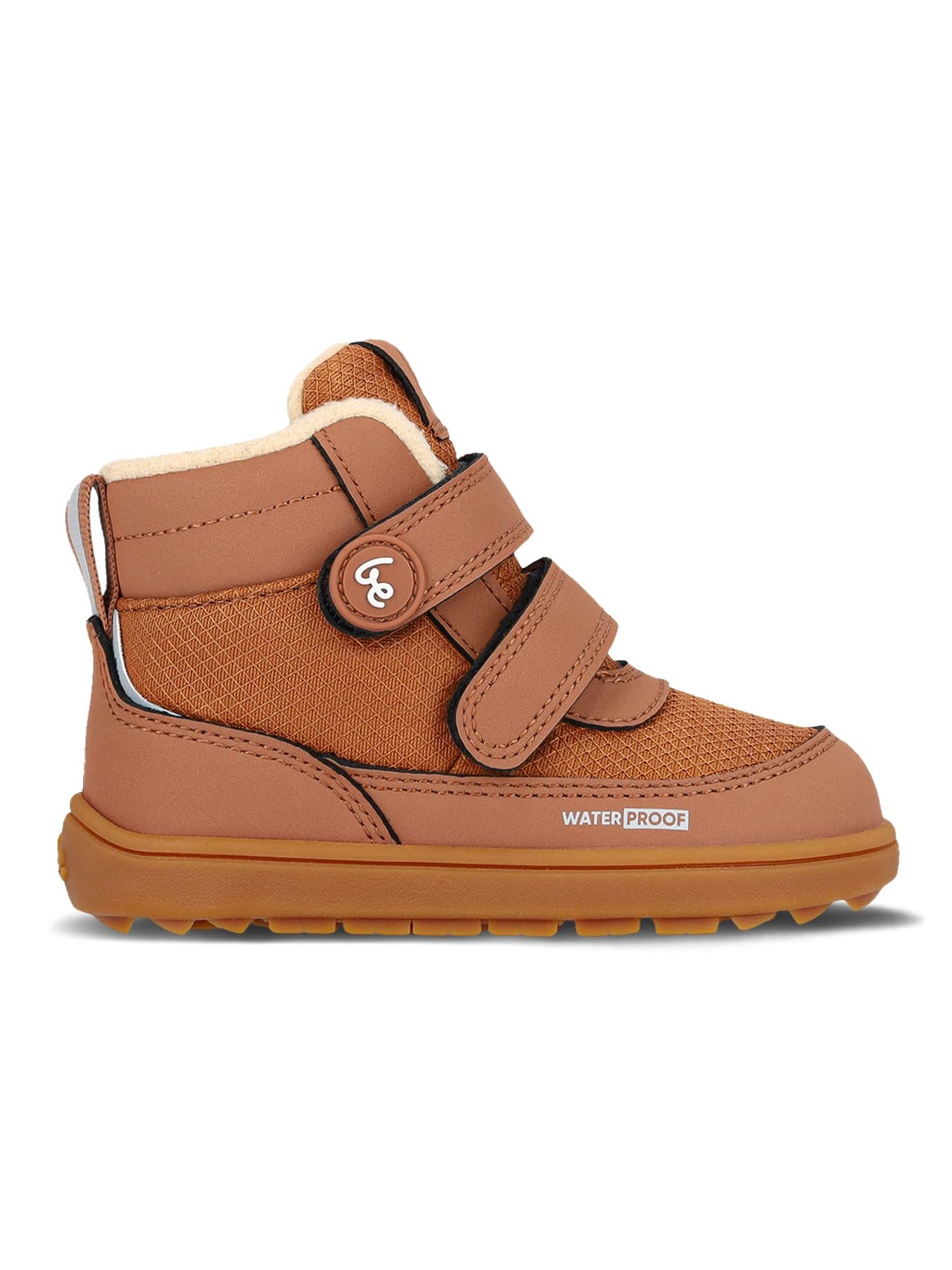 Be Lenka Kids - Zippu Preschool All Brown - Zapatos barefoot de invierno