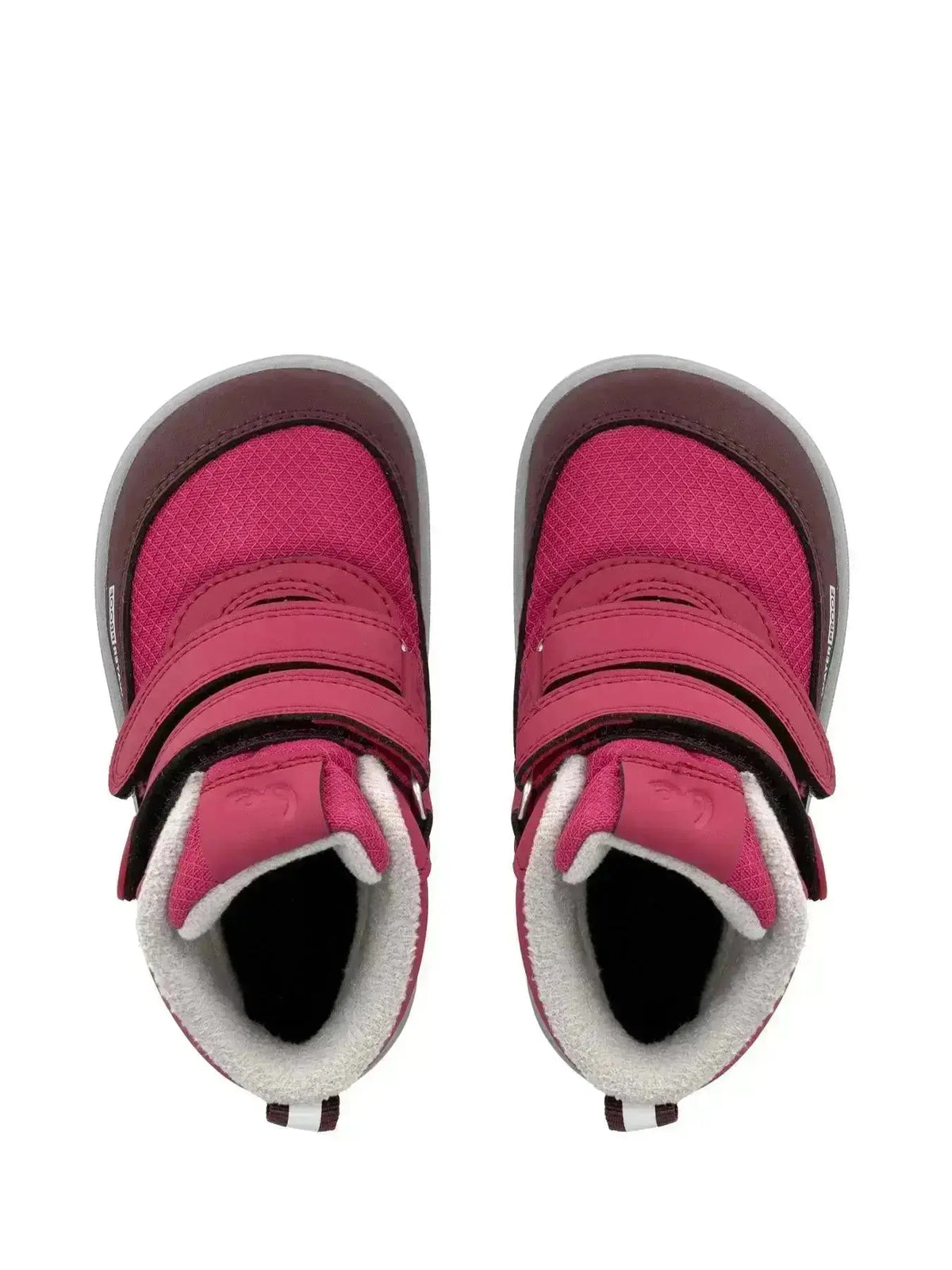 Be Lenka Kids - Zippu Preschool Berry & Grey - Botas respetuosas primeros pasos cereza