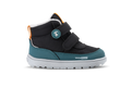 Be Lenka Kids - Zippu Preschool Black & Green - Winter barefoot shoes