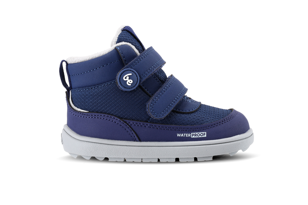 Be Lenka Kids - Zippu Preschool Navy - Botas barefoot de invierno
