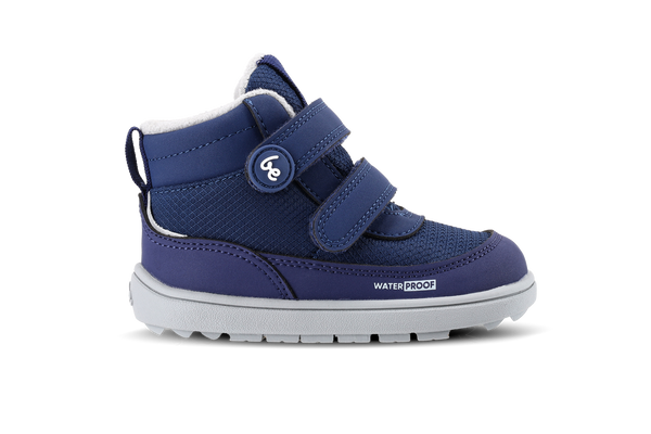 Be Lenka Kids - Zippu Preschool Navy - Botas barefoot de invierno
