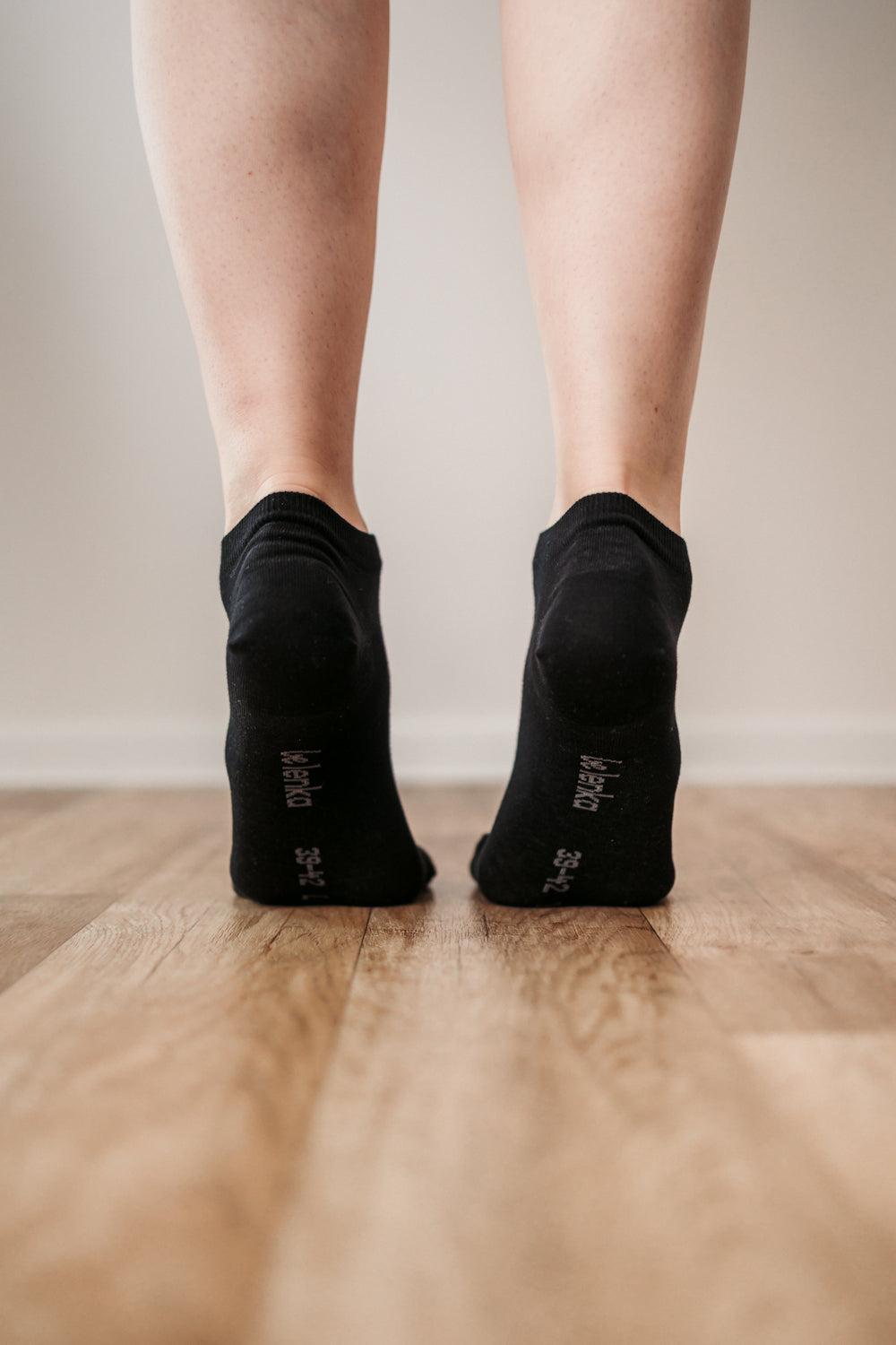 Be Lenka - Low cut Essentials Black - Calcetines barefoot-Be Lenka-Cacles Barefoot-Tienda de calzado barefoot respetuoso minimalista