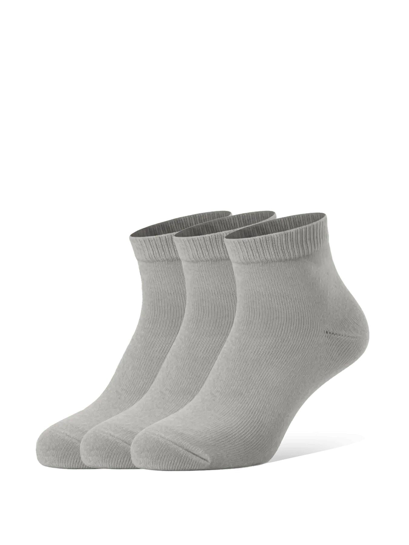 Be Lenka - Low cut Essentials Grey 3 pack - Calcetines barefoot - Cacles Barefoot