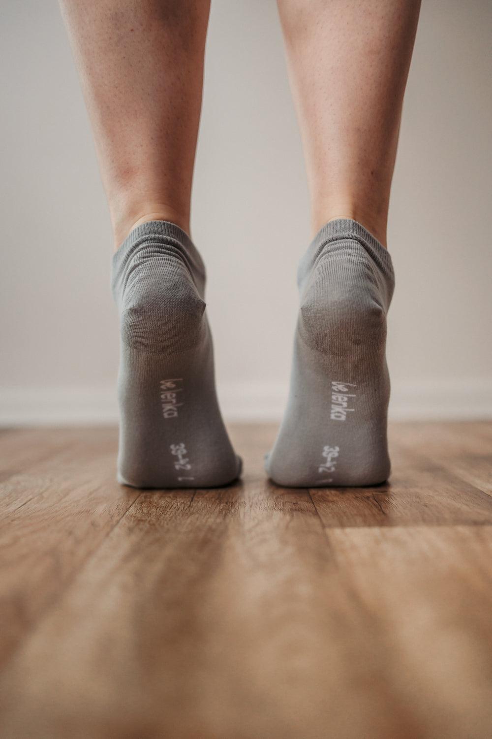 Be Lenka - Low cut Essentials Grey - Calcetines barefoot