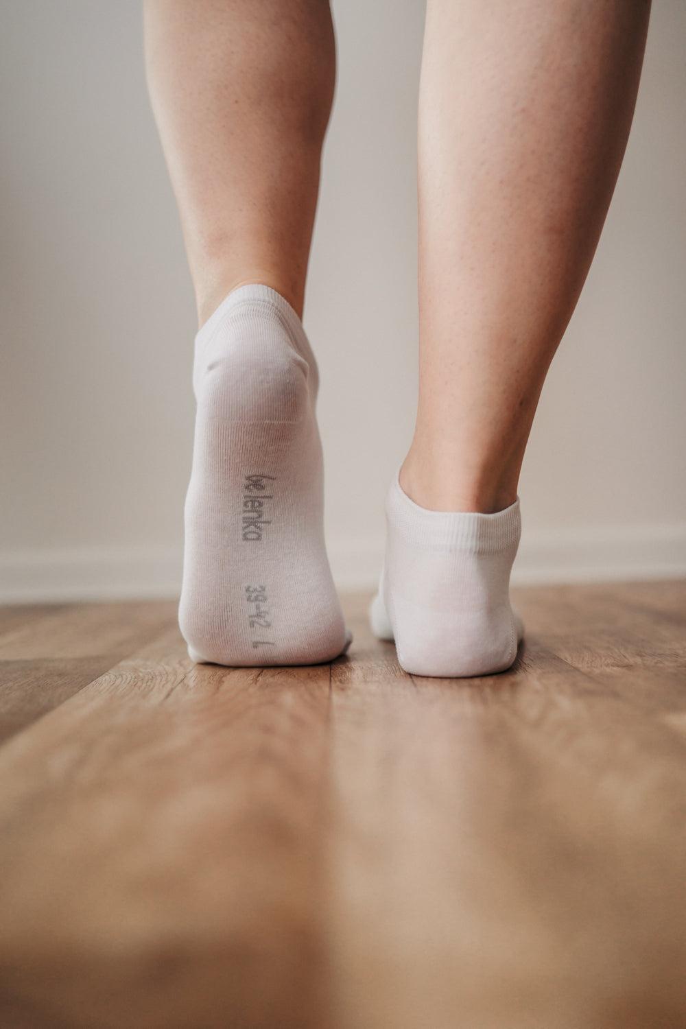 Be Lenka - Low cut Essentials White - Calcetines barefoot-Be Lenka-Cacles Barefoot-Tienda de calzado barefoot respetuoso minimalista