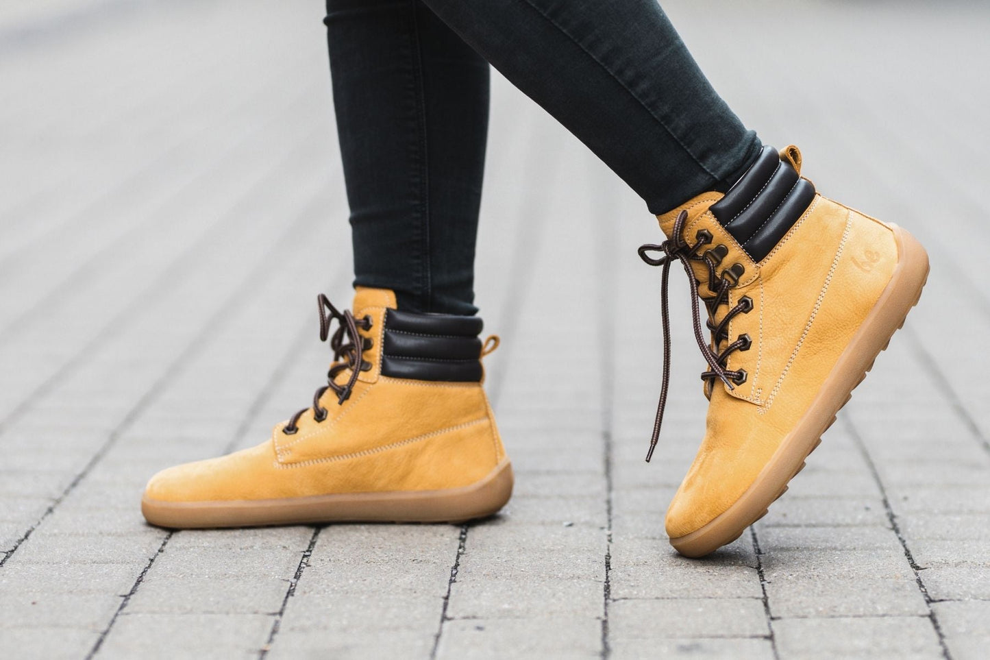 Be Lenka - Nevada Neo Mustard - Botines barefoot-Be Lenka-Cacles Barefoot-Tienda de calzado barefoot respetuoso minimalista