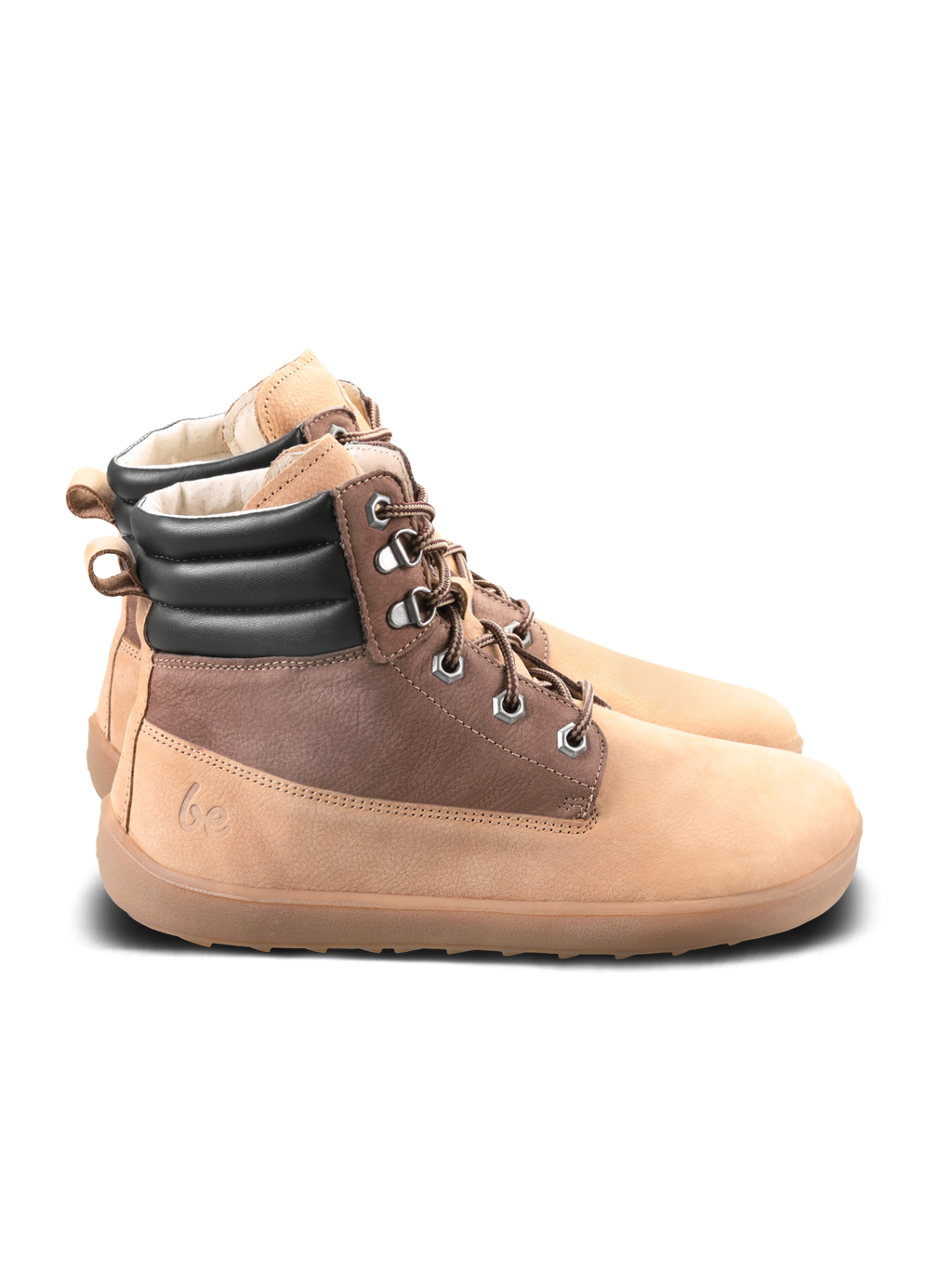 Be Lenka - Nevada Neo Sand & Dark Brown - Botines barefoot-Zapatos barefoot-Be Lenka-Cacles Barefoot