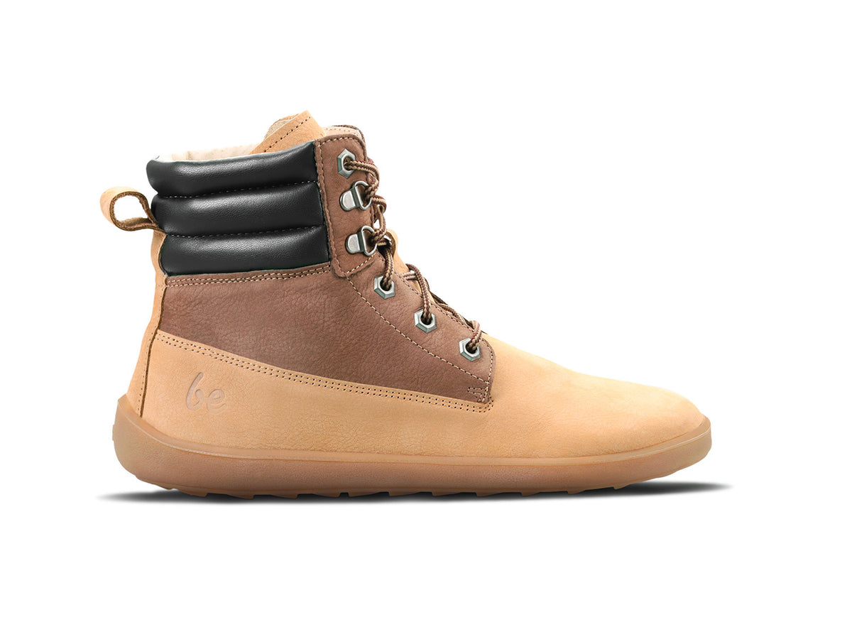 Be Lenka - Nevada Neo Sand & Dark Brown - Botines barefoot-Zapatos barefoot-Be Lenka-36-Cacles Barefoot