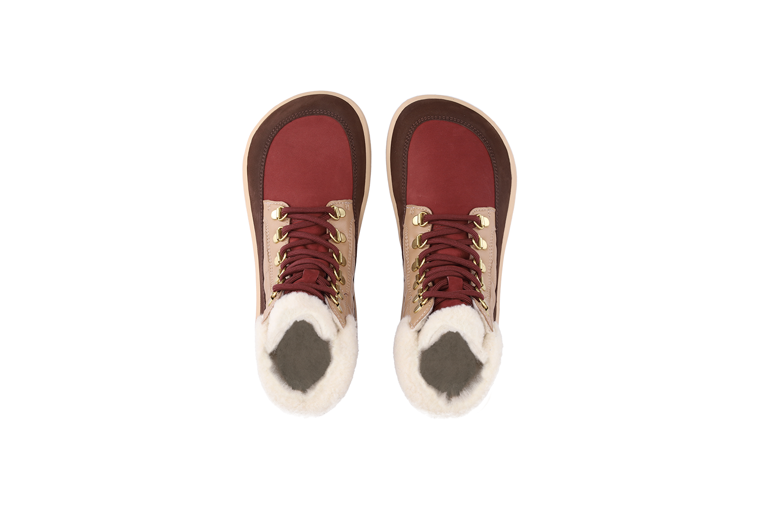 Be Lenka - Olivia Brown & Burgundy - Botas barefoot-Be Lenka-Cacles Barefoot-Tienda de calzado barefoot respetuoso minimalista