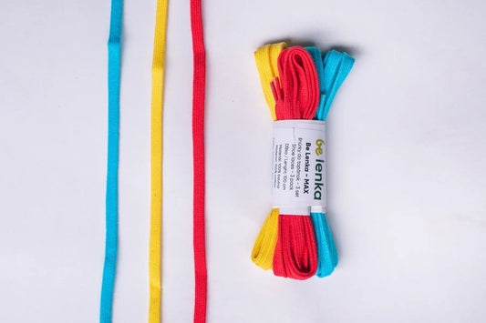 Be Lenka - Pack 3 cordones de colores - Sam - 100 cm