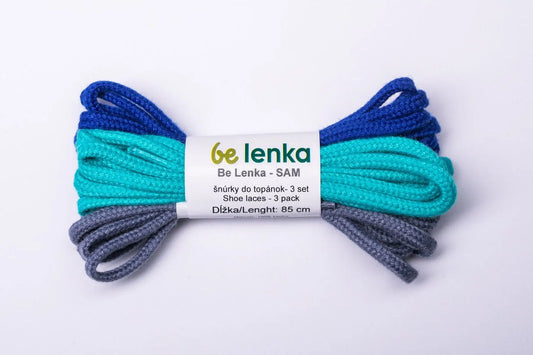 Be Lenka - Pack 3 cordones de colores - Sam - 85 cm