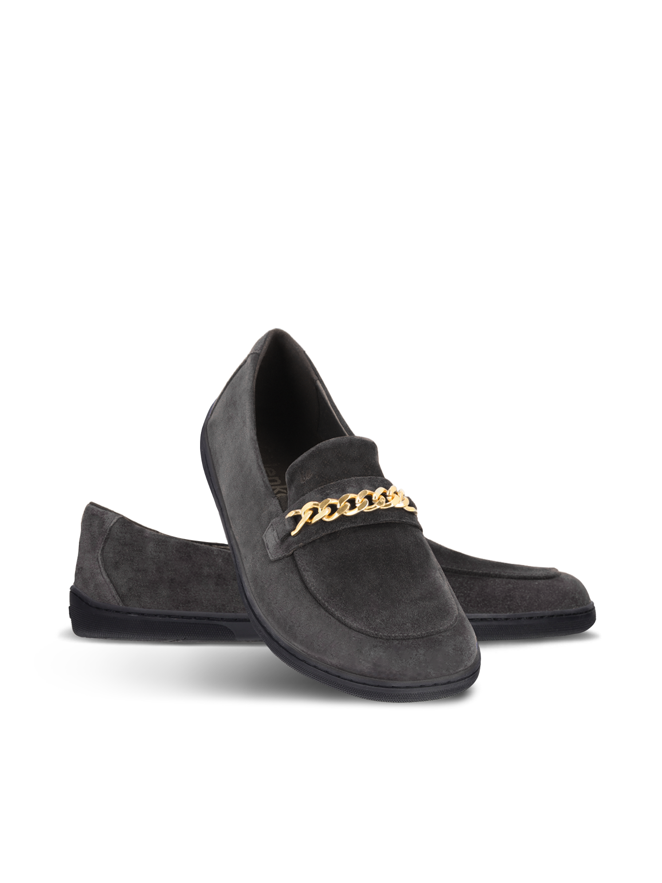 Be Lenka - Prestage Dark Brown & Gold - Mocasines barefoot-Be Lenka-Cacles Barefoot-Tienda de calzado barefoot respetuoso minimalista