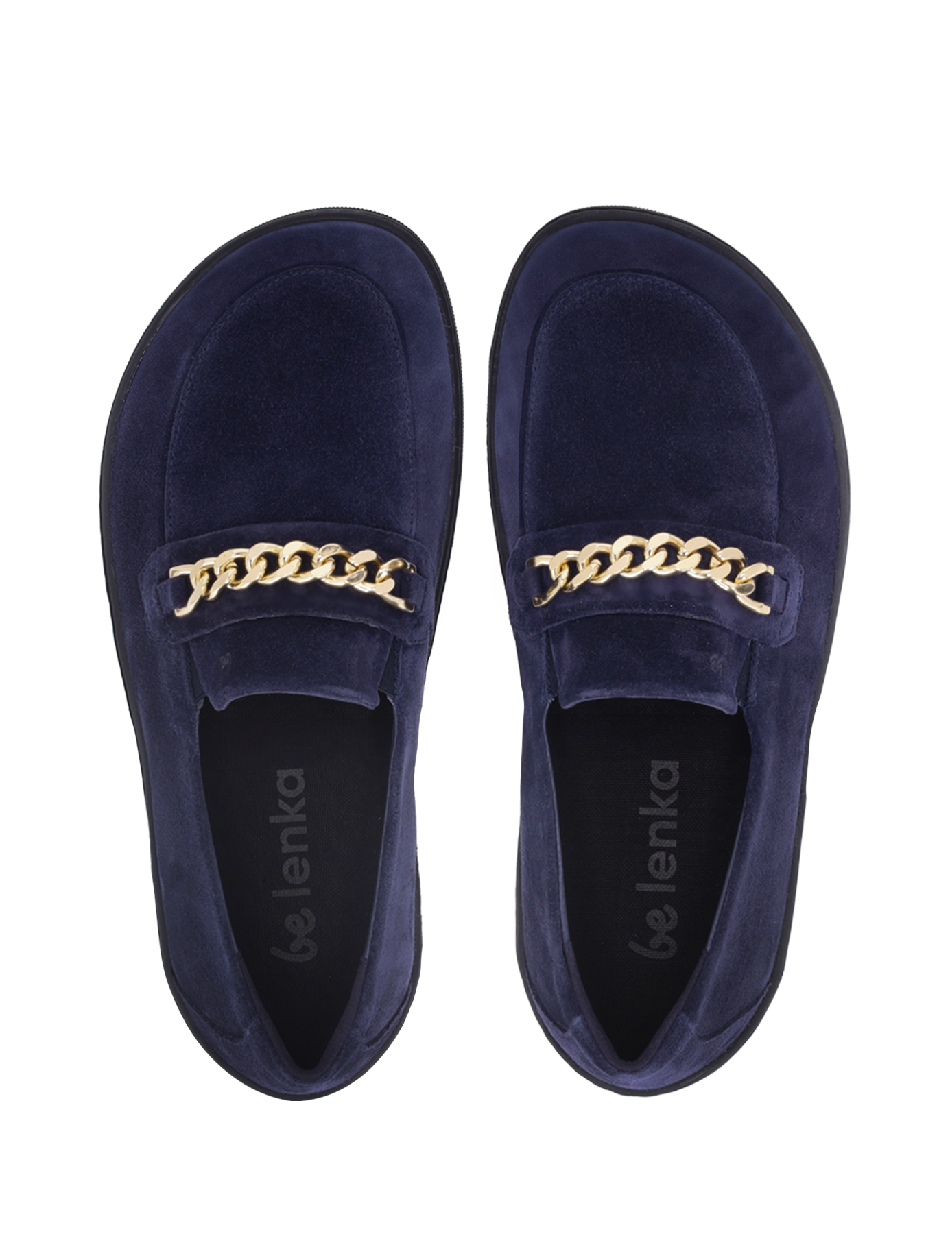 Be Lenka - Prestage Navy & Gold - Mocasines barefoot-Be Lenka-Cacles Barefoot-Tienda de calzado barefoot respetuoso minimalista
