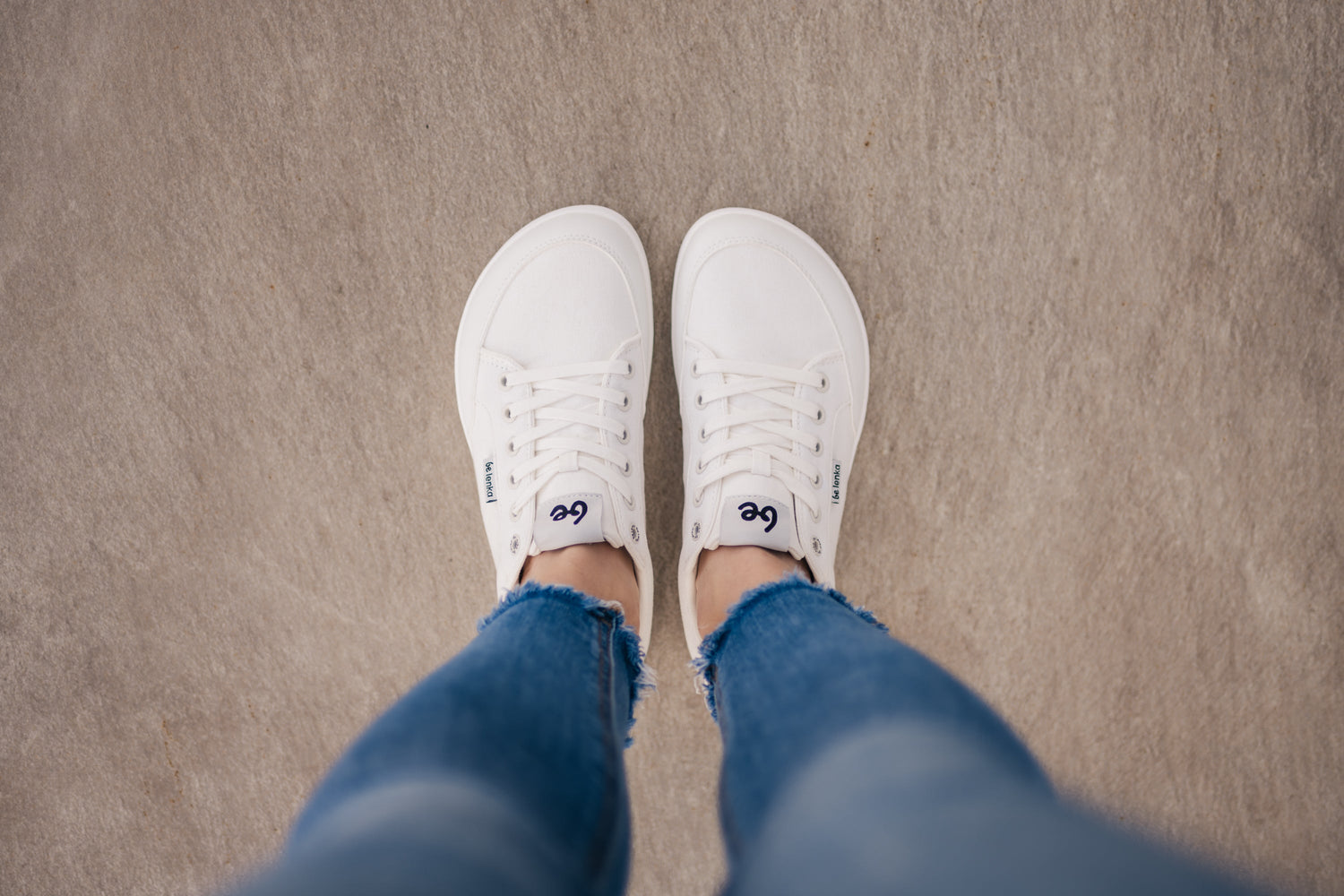 Be Lenka - Rebound All White - Lonetas barefoot-Be Lenka-Cacles Barefoot-Tienda de calzado barefoot respetuoso minimalista