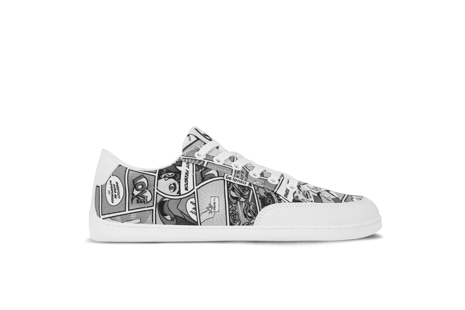 Be Lenka - Rebound Comics Black & White - Lonetas barefoot-Be Lenka-Cacles Barefoot-Tienda de calzado barefoot respetuoso minimalista