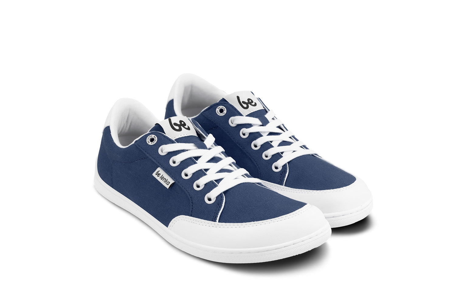Be Lenka - Rebound Dark Blue & White - Lonetas barefoot-Be Lenka-Cacles Barefoot-Tienda de calzado barefoot respetuoso minimalista