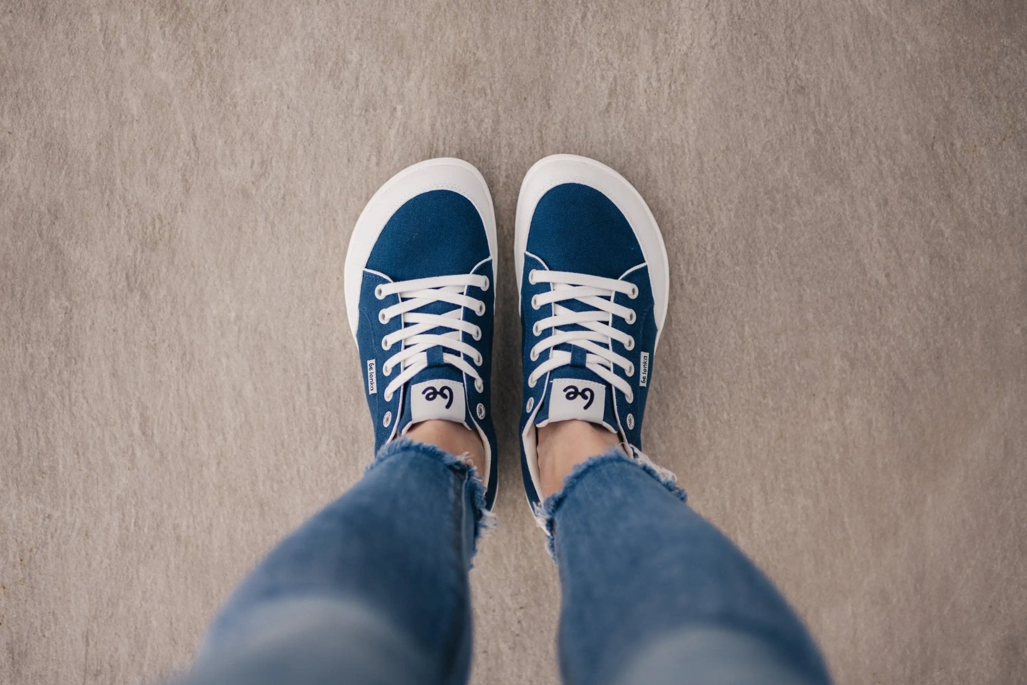 Be Lenka - Rebound Dark Blue & White - Lonetas barefoot