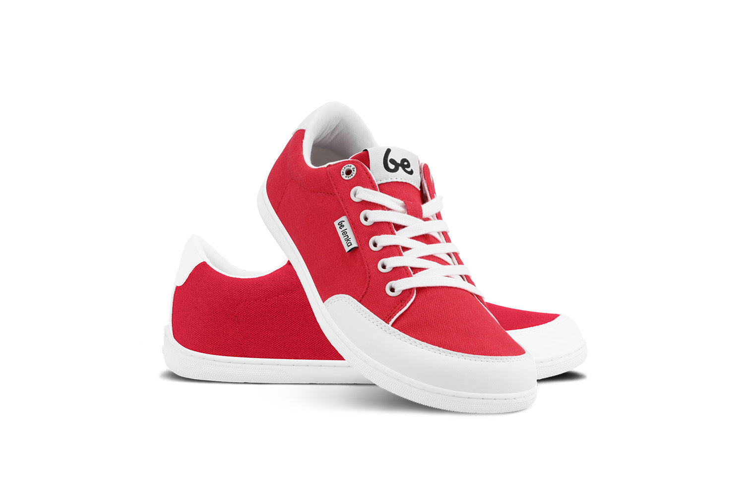Be Lenka - Rebound Red & White - Lonetas barefoot-Be Lenka-Cacles Barefoot-Tienda de calzado barefoot respetuoso minimalista