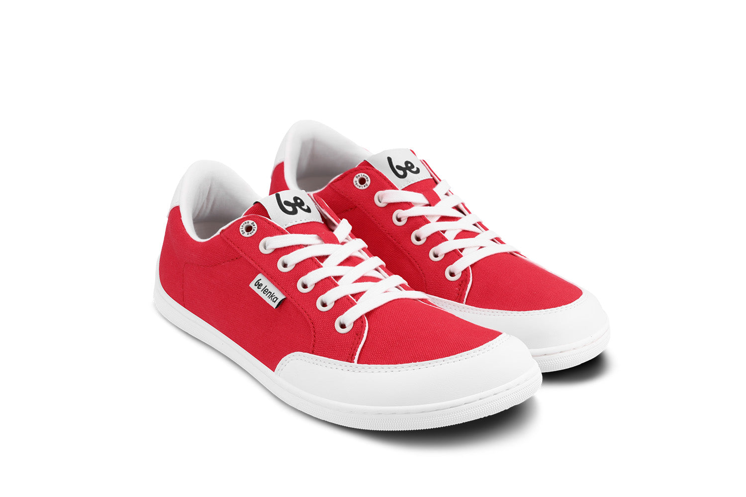 Be Lenka - Rebound Red & White - Lonetas barefoot-Be Lenka-Cacles Barefoot-Tienda de calzado barefoot respetuoso minimalista