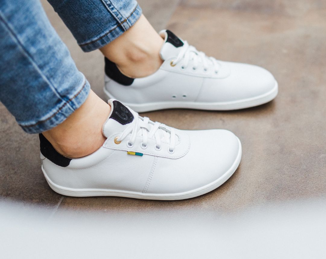 Be Lenka - Royale White & Black - Deportivas barefoot-Be Lenka-Cacles Barefoot-Tienda de calzado barefoot respetuoso minimalista
