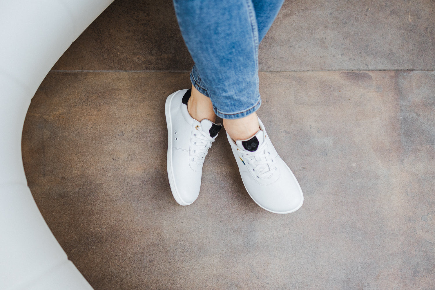 Be Lenka - Royale White & Black - Deportivas barefoot-Be Lenka-Cacles Barefoot-Tienda de calzado barefoot respetuoso minimalista