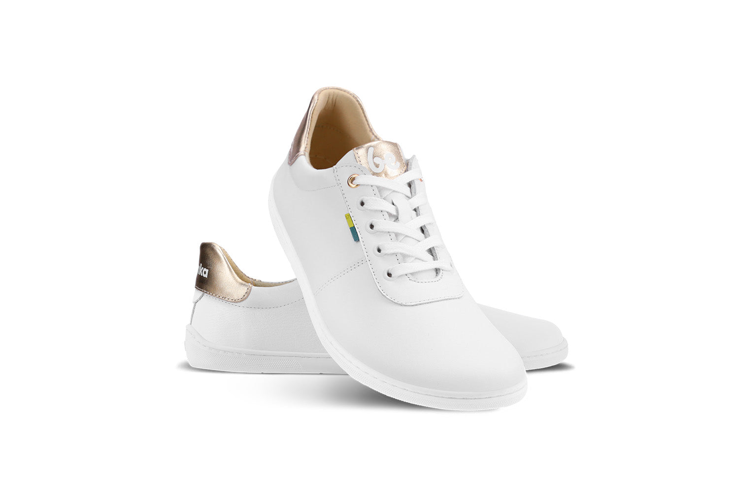 Be Lenka - Royale White & Gold - Depotivas barefoot-Be Lenka-Cacles Barefoot-Tienda de calzado barefoot respetuoso minimalista