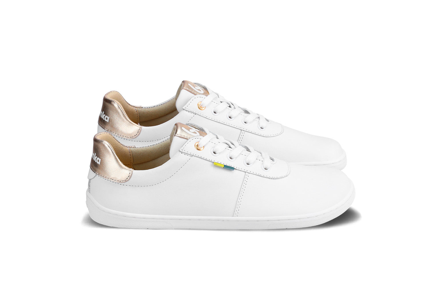 Be Lenka - Royale White & Gold - Depotivas barefoot-Be Lenka-Cacles Barefoot-Tienda de calzado barefoot respetuoso minimalista