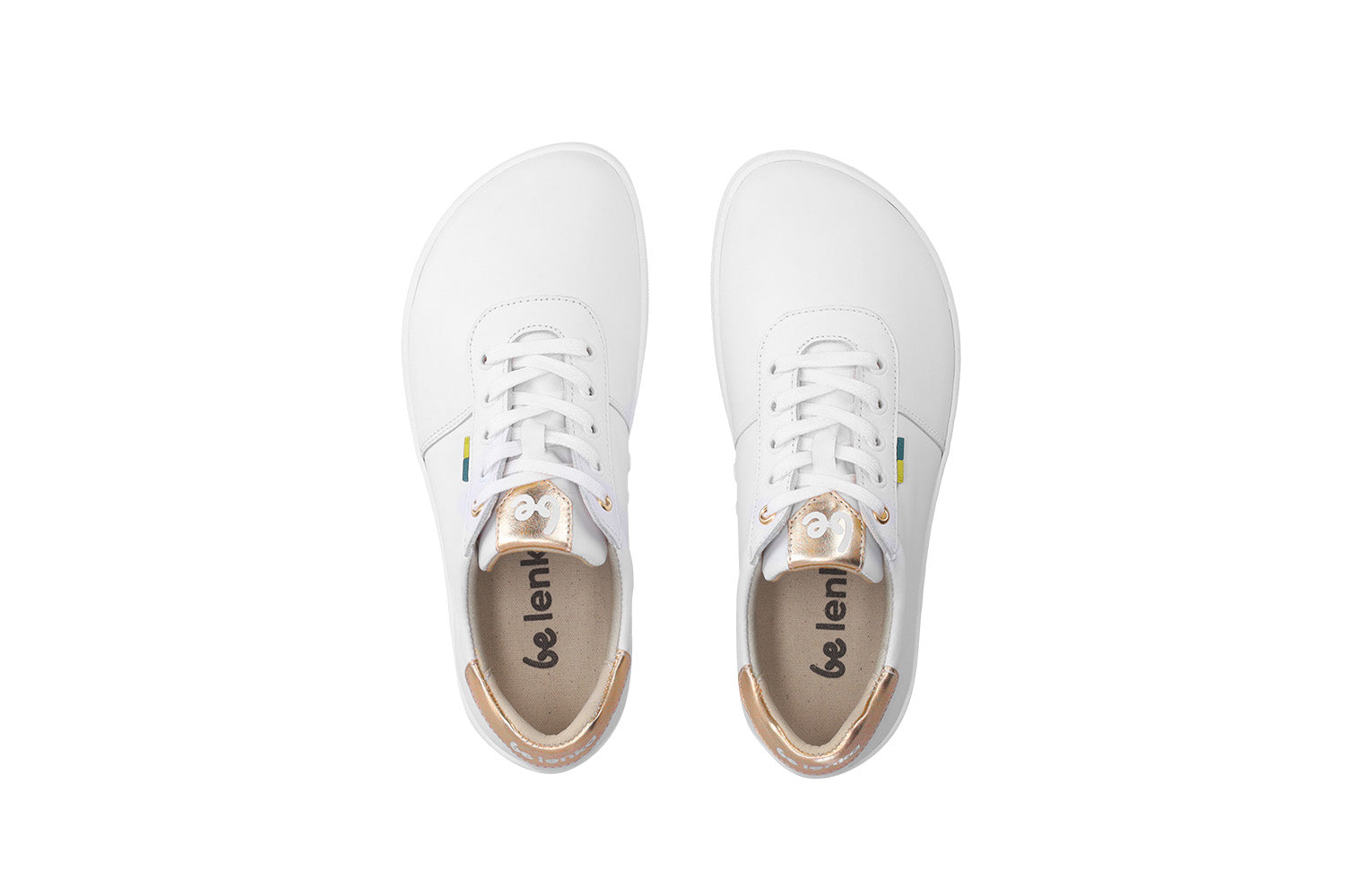 Be Lenka - Royale White & Gold - Depotivas barefoot-Be Lenka-Cacles Barefoot-Tienda de calzado barefoot respetuoso minimalista