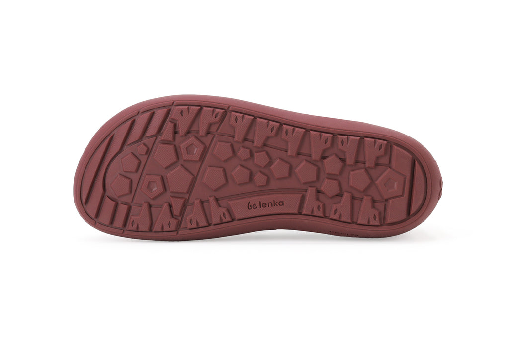 Be Lenka - Snowfox Mulher Vegan Borgonha - Botins de inverno barefoot