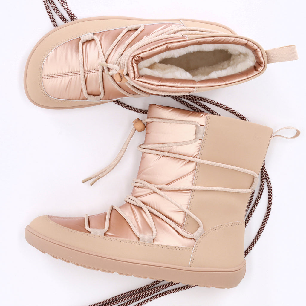 Be Lenka - Snowfox Woman Vegan Copper - Botins de inverno barefoot