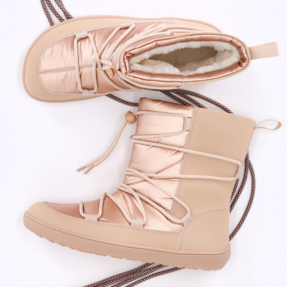 Be Lenka - Snowfox Woman Vegan Copper - Botins de inverno barefoot