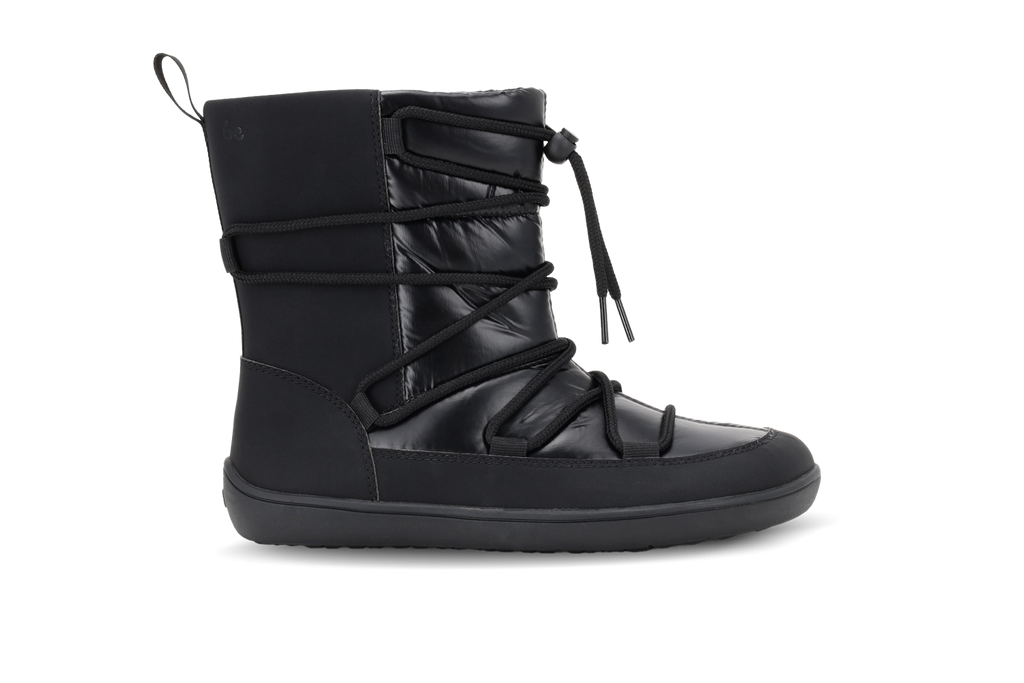 Be Lenka - Snowfox Woman Vegan Matt Black - Botines de invierno barefoot