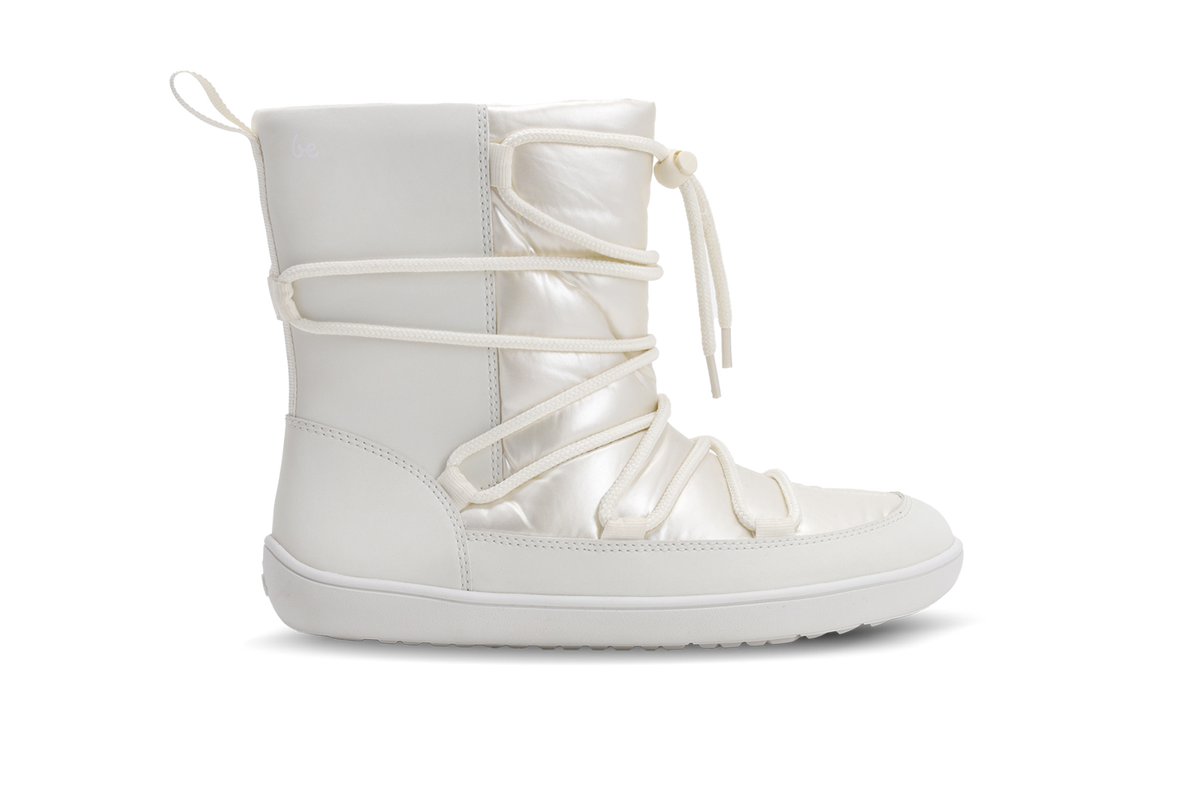 Be Lenka - Snowfox Women's Vegan Off-White - Barefoot winter boots