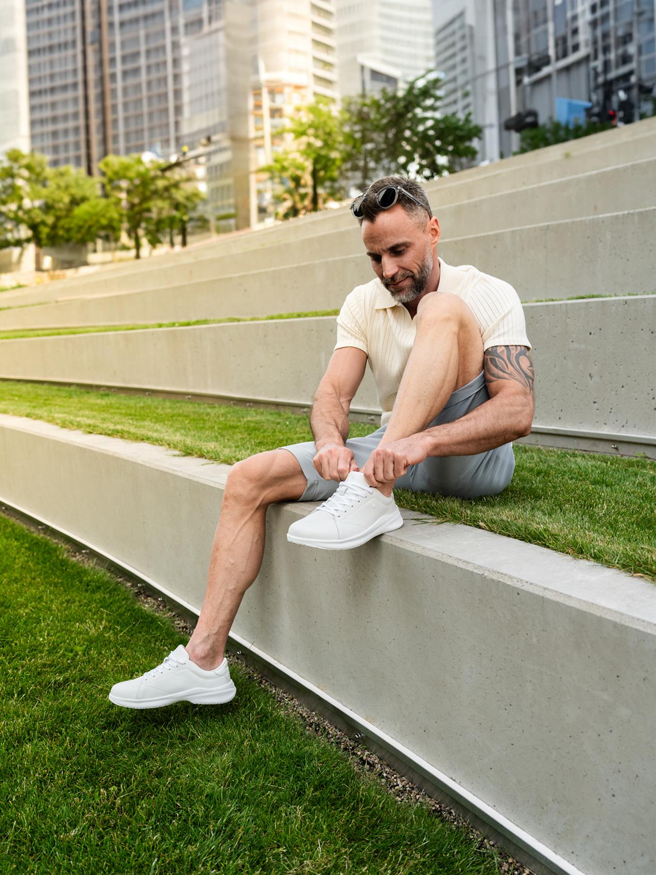 Be Lenka - Streetwise All White - Zapatillas barefoot