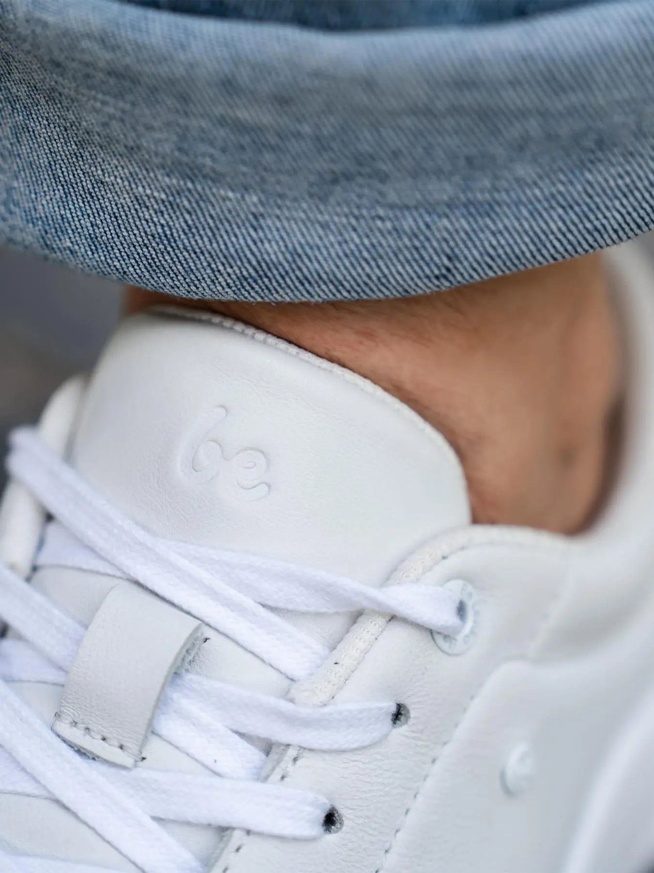 Be Lenka - Streetwise All White - Zapatillas barefoot de transición unisex blancas