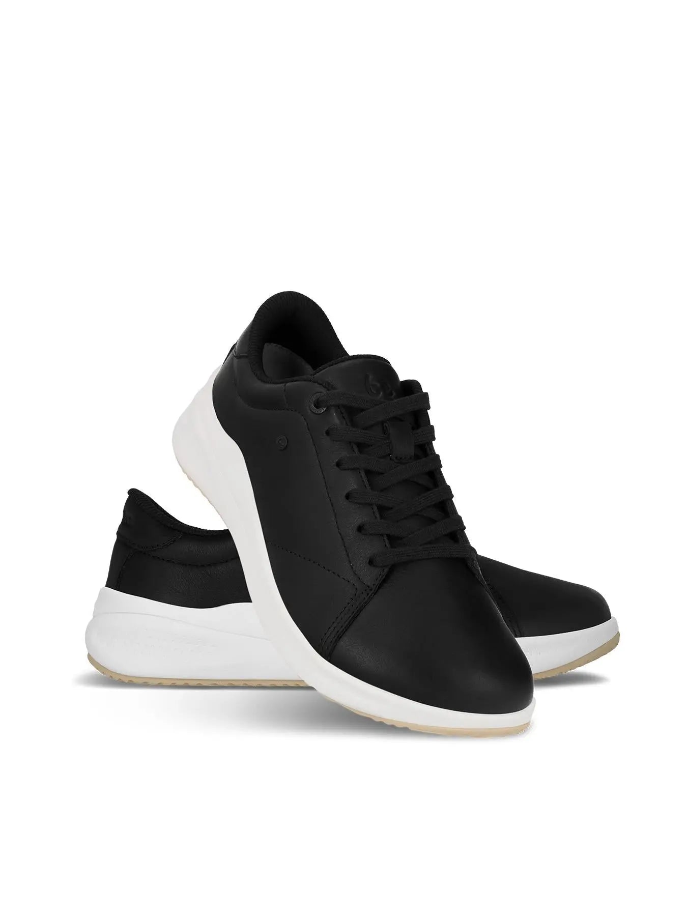 Be Lenka - Streetwise Black & White - Zapatillas barefoot de transición unisex negras