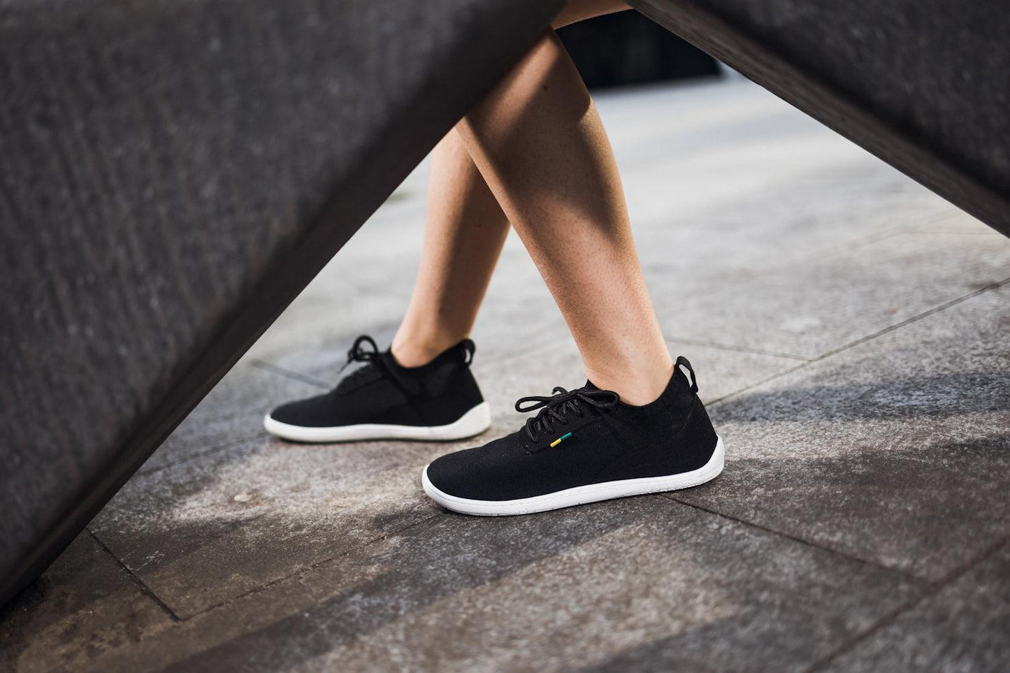Be Lenka - Stride Black & White- Deportivas barefoot-Be Lenka-Cacles Barefoot-Tienda de calzado barefoot respetuoso minimalista