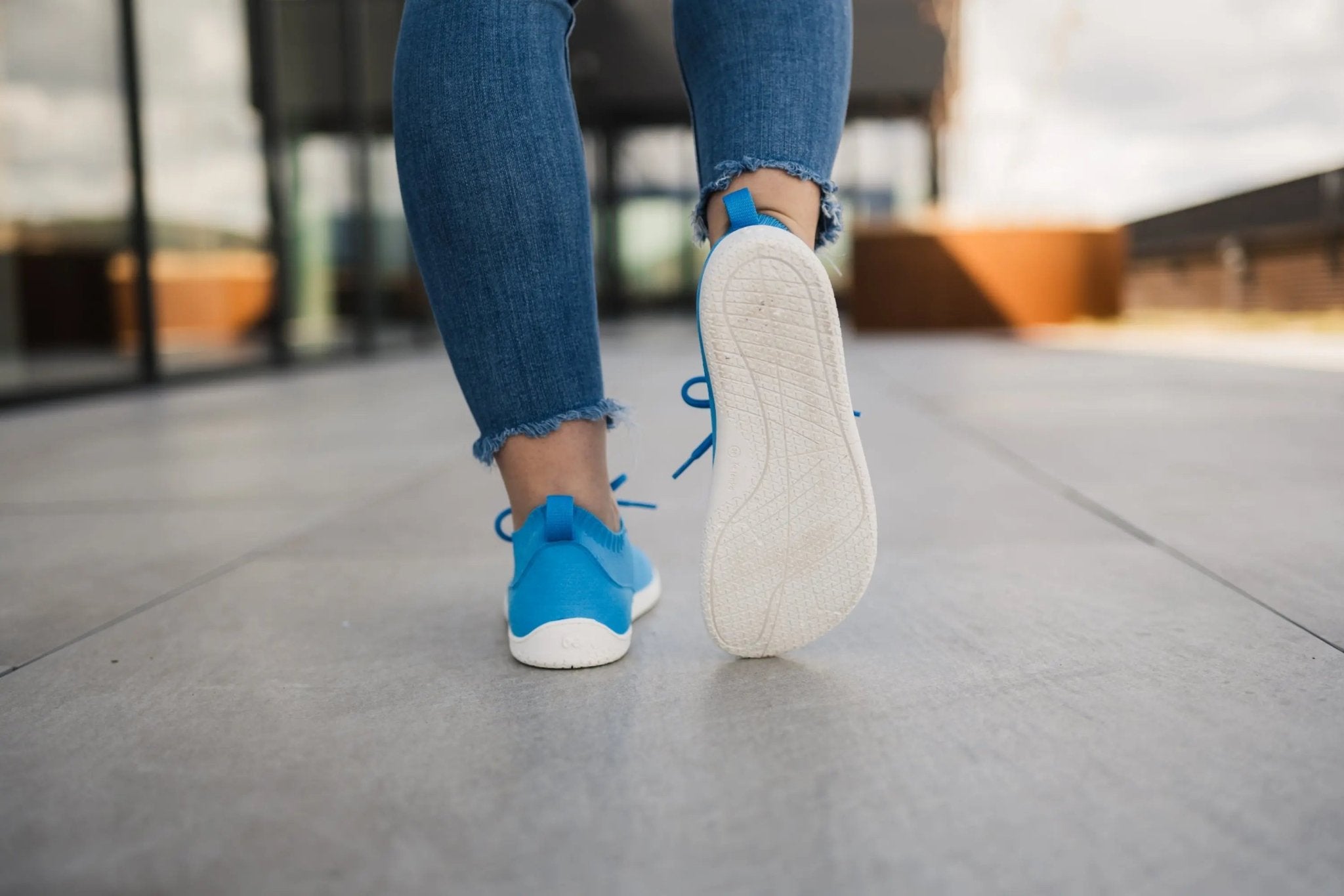 Be Lenka - Stride Blue & White - Deportivas barefoot
