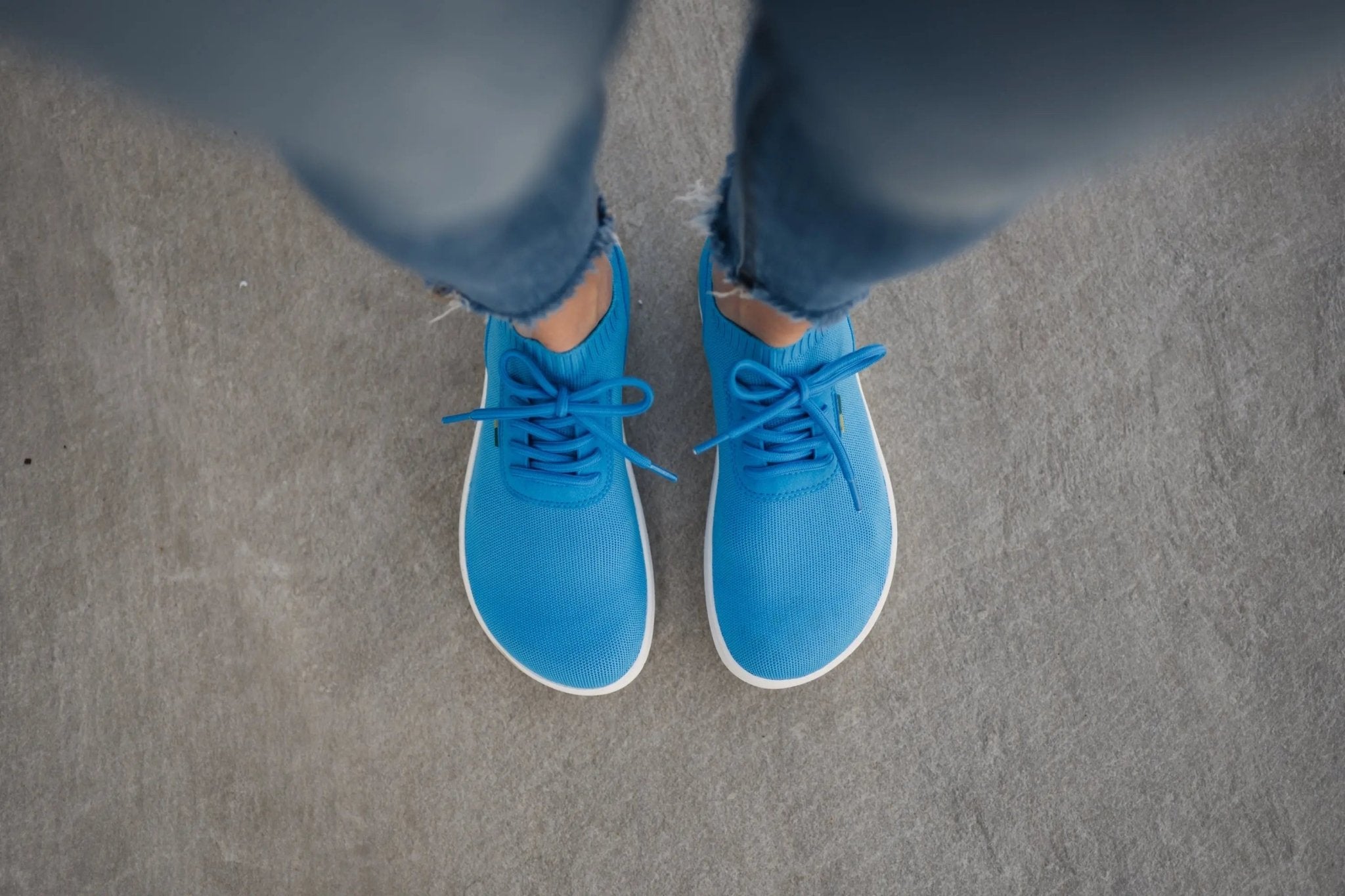 Be Lenka - Stride Blue & White - Deportivas barefoot
