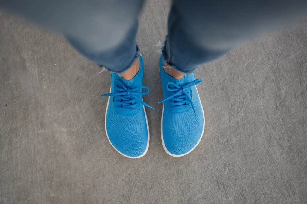 Be Lenka - Stride Blue & White - Zapatillas barefoot unisex azules