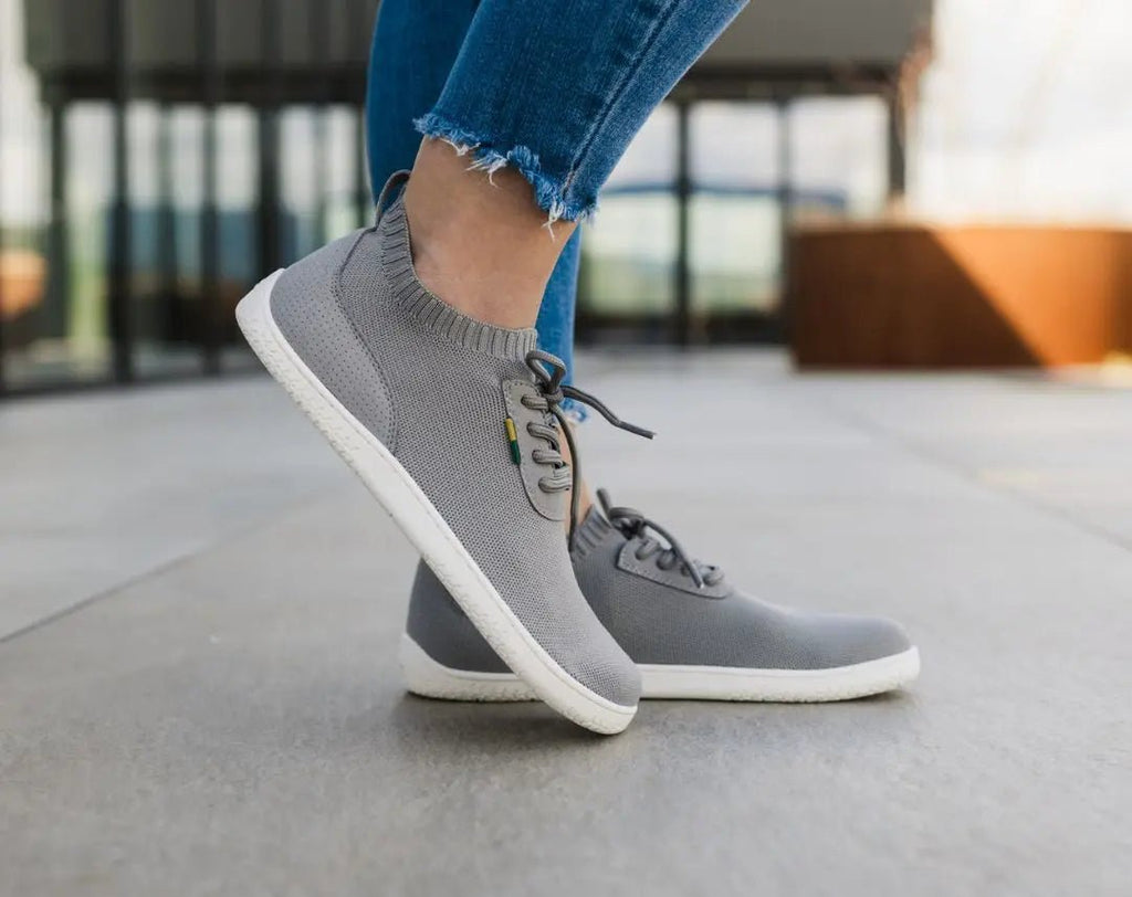 Be Lenka - Stride Grey & White - Deportivas barefoot T42