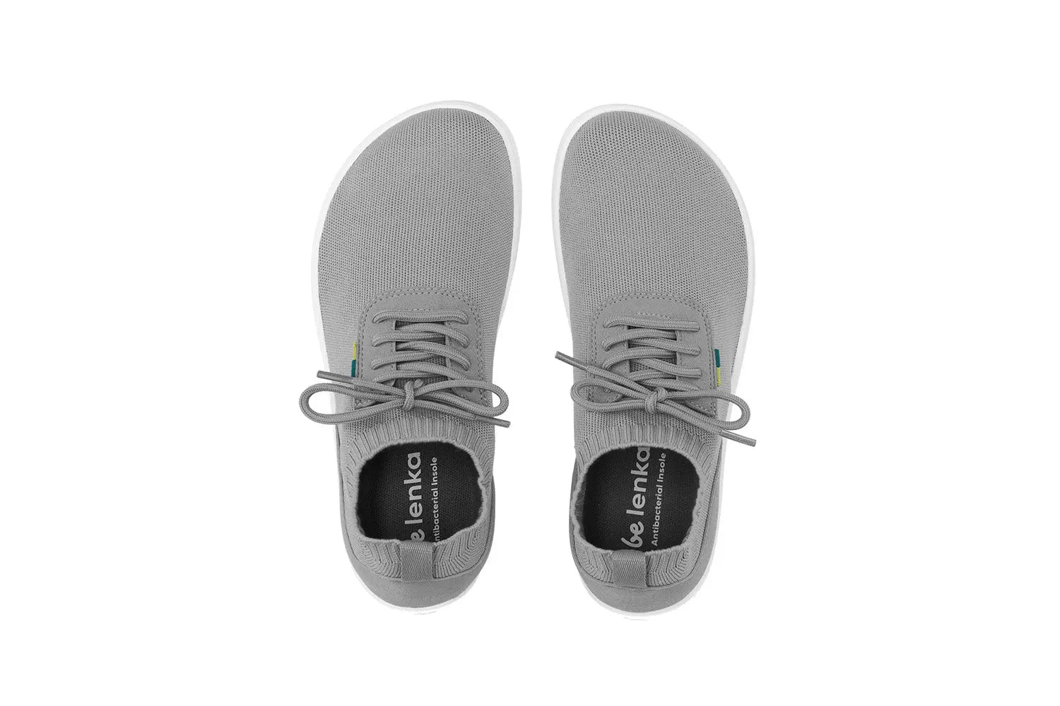 Be Lenka - Stride Grey & White - Deportivas barefoot T42