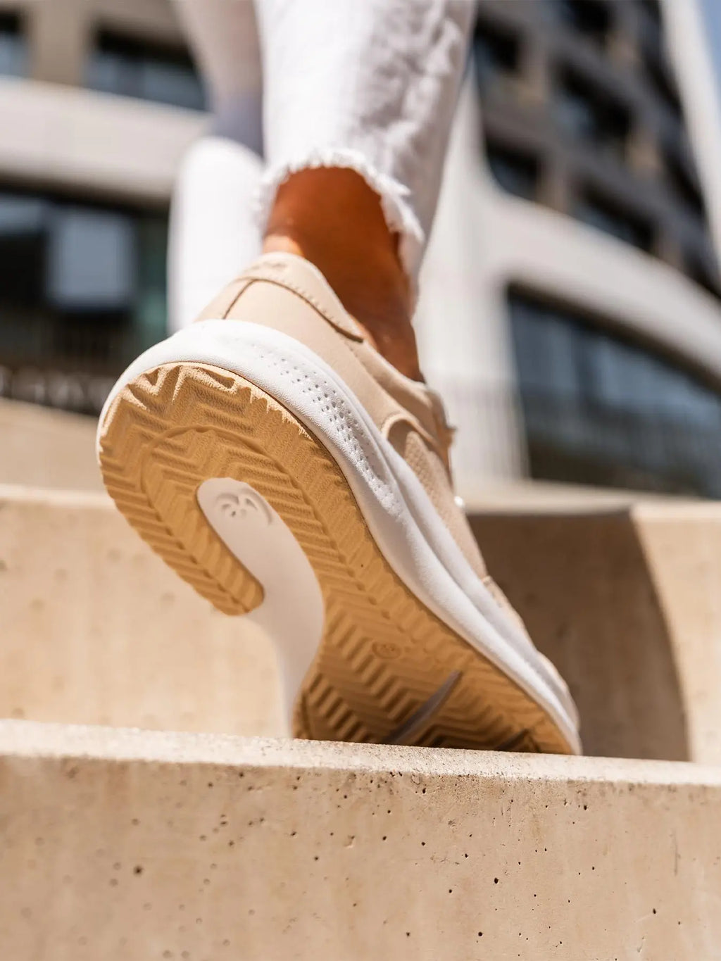 Be Lenka - Sydney White & Beige - Zapatillas barefoot