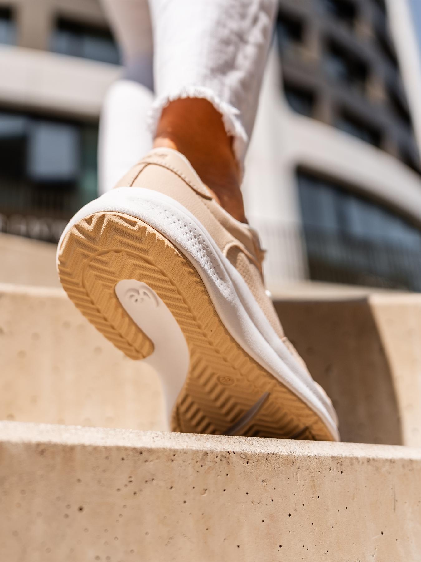 Be Lenka - Sydney White & Beige - Zapatillas barefoot